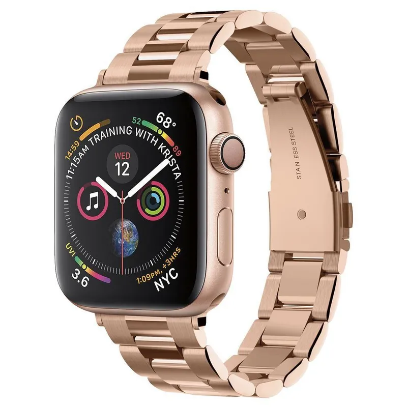 Spigen Modern Fit Band Apple Watch 4/5/6/7/8/9/10/SE (40/41/42mm) Rose Guld