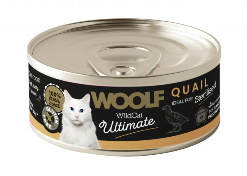Quail Paté Våtfoder för Katt – 12 x 85 g