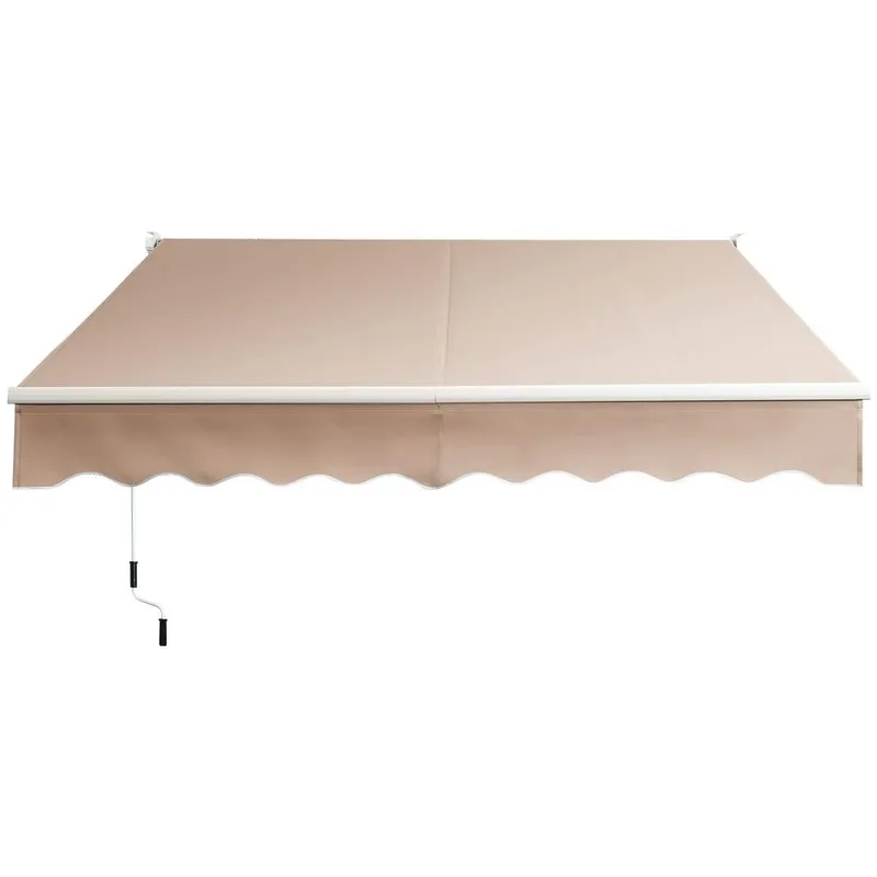 Infällbar utomhusmarkis, vattenavvisande polyester, 295×250 cm