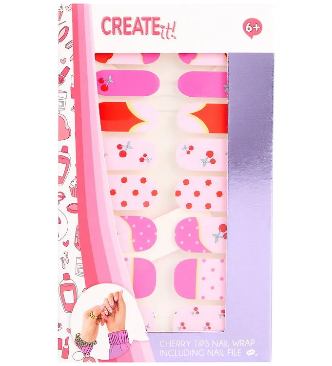 Create It Nagelfolie - 14 st. - Cherry Tips