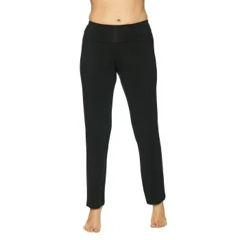 Lady Avenue Bamboo Lounge Pants Svart Bambu Medium Dam