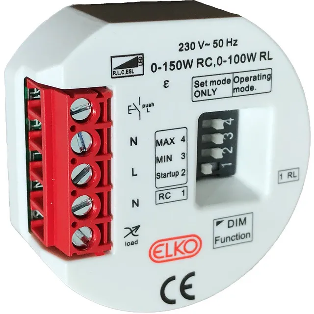 DIMMERPUCK 3TRÅD LED INKL IMPULSFJÄDER ELKO 0-150W | Beijerbygg Byggmaterial