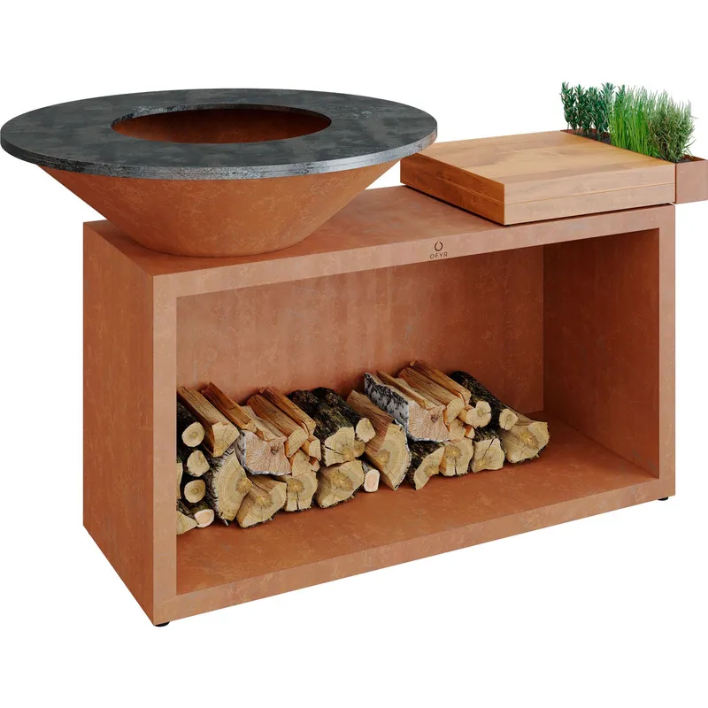 OFYR Island Corten 100 TW Grillbord cortenstål