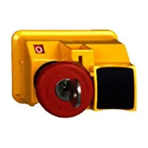 Schneider Electric Tesys gv2 emergency stop pushbutton - latching - turn to rel