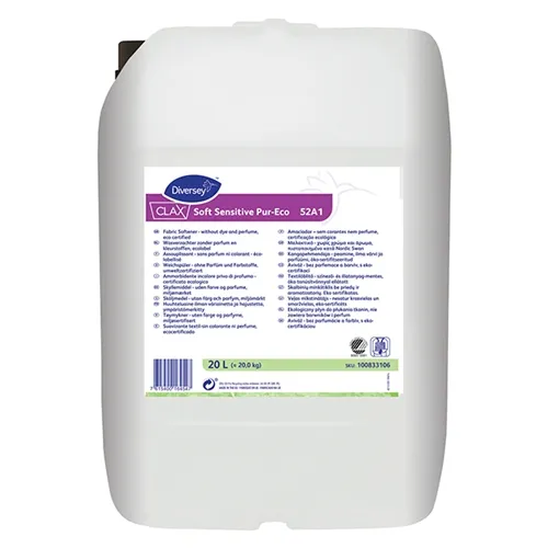 Sköljmedel Clax soft Sensitive - 10L oparfymerad Pur-Eco