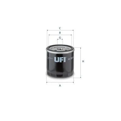 Bränslefilter UFI 24.297.00