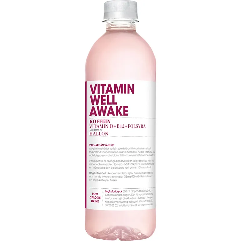Dryck Vitamin Well Awake 50 cl PET Inkl. pant