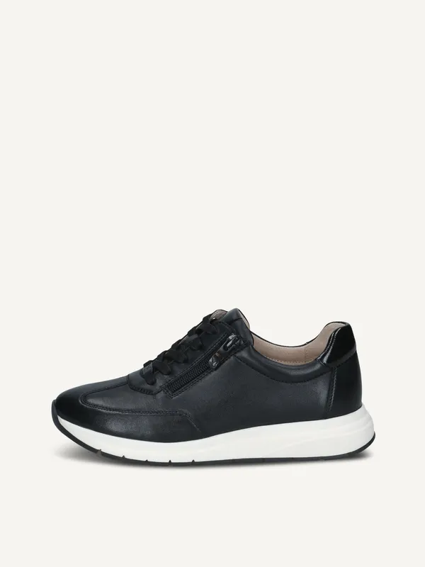 CAPRICE Sneaker, black, made of Leather, Size 39 (#2211)