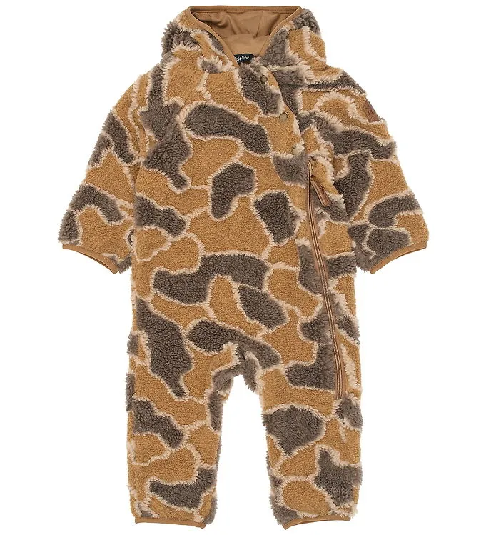 Mikk-Line Fleeceoverall – Dijon m. Camouflage (#3951)