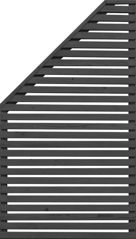 SKÄRM HORIZONT 3 SVART 79X159X89CM VÄNSTER | Beijerbygg Byggmaterial