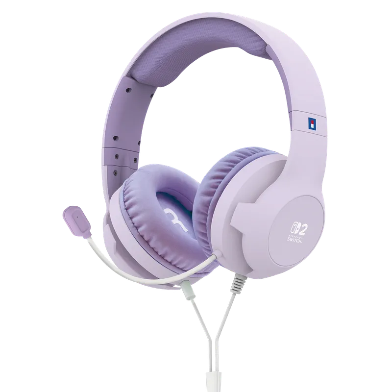 HORI Gaming Headset – Lavender – Wired – Nintendo Switch 2