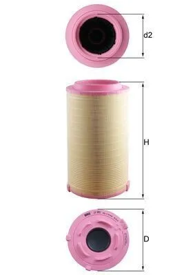 Luftfilter MAHLE LX 5051