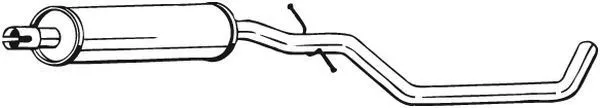 Mittenljuddämpare BOSAL 283-655
