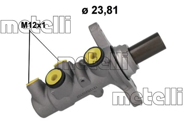 Huvudbromscylinder METELLI 05-1212