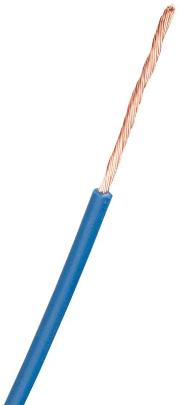 Nexans RK Kopplingskabel 1×1 mm², blå, 90°C (H05V2-K) 100 m, ring