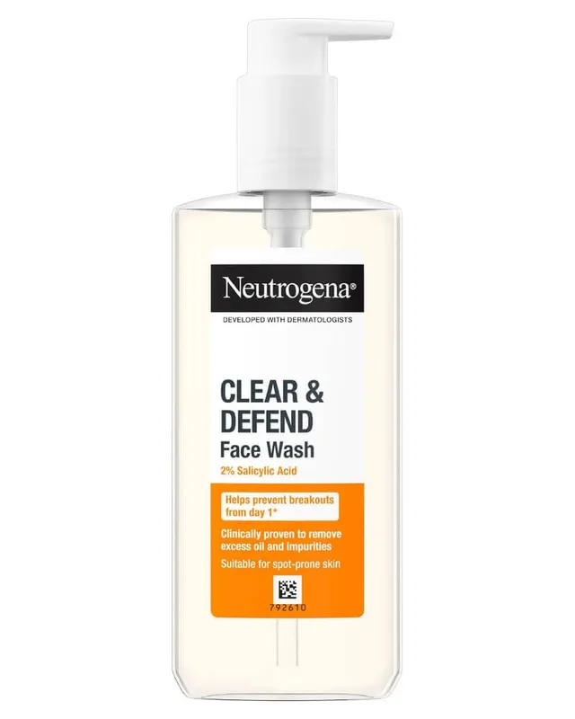 Neutrogena Clear & Defend 2 % Salicylic Acid Face Wash – 200 ml