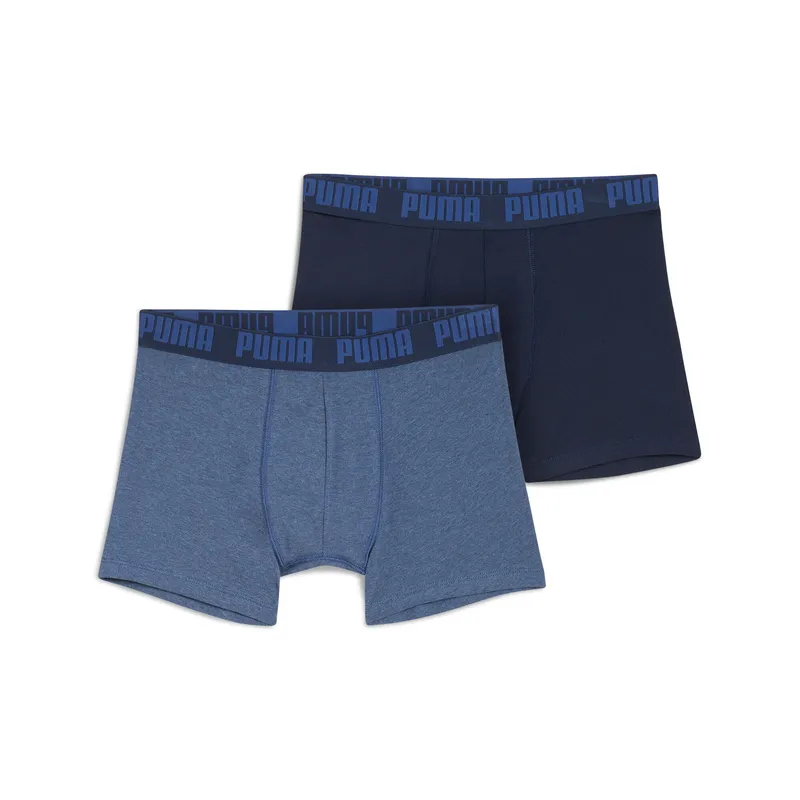 Puma Kalsonger 2P Men Everyday Basic Boxer Denimblå bomull Medium Herr
