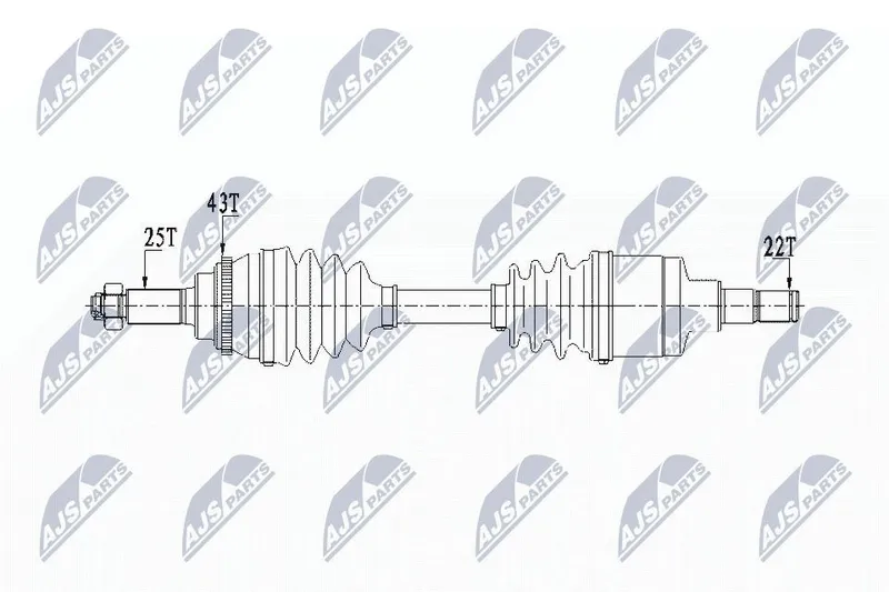 Drivaxel NTY NPW-SU-029
