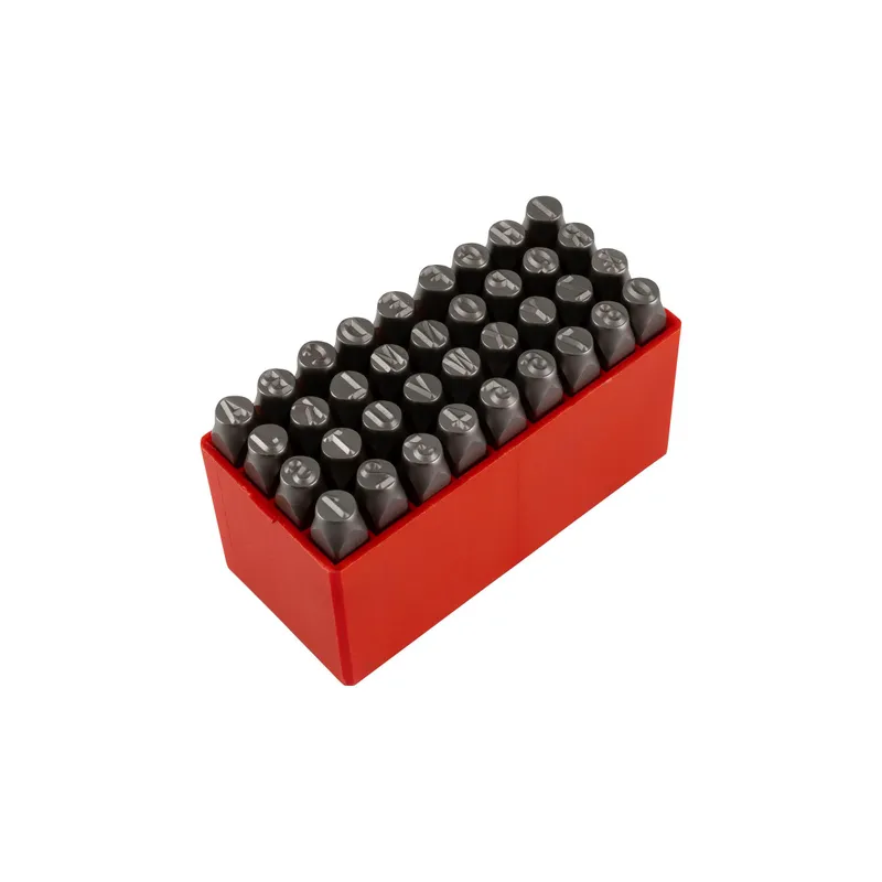 PELA 549861 Bokstavs- och sifferstans 7 mm, 36-pack
