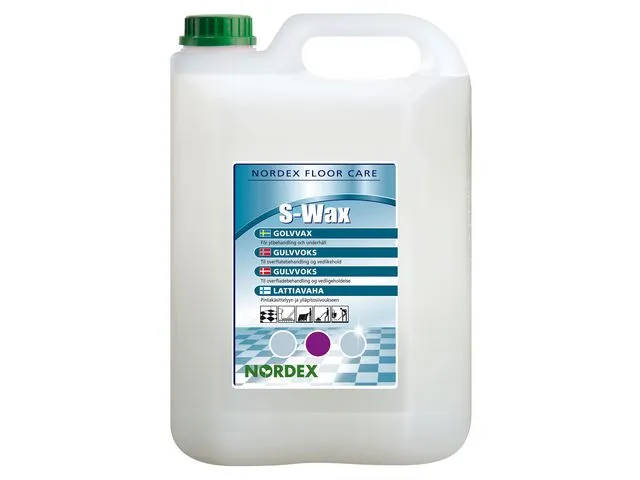 Golvvårdsmedel tvättvax – 5L S-wax
