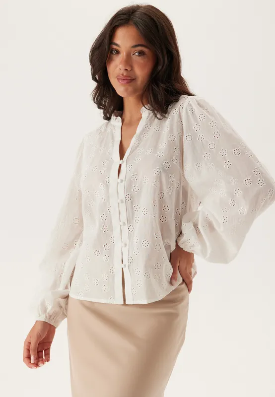 Broderie Anglaise Blouse (#5881)