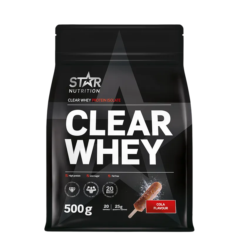 Clear Whey Vassleprotein 500 g - Cola