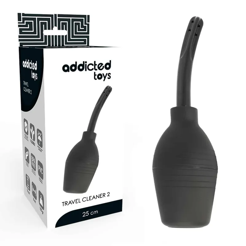 Addicted Toys – Squeeze Clean Intimdusch – Intimrengöring För Män & Kvinnor – Svart