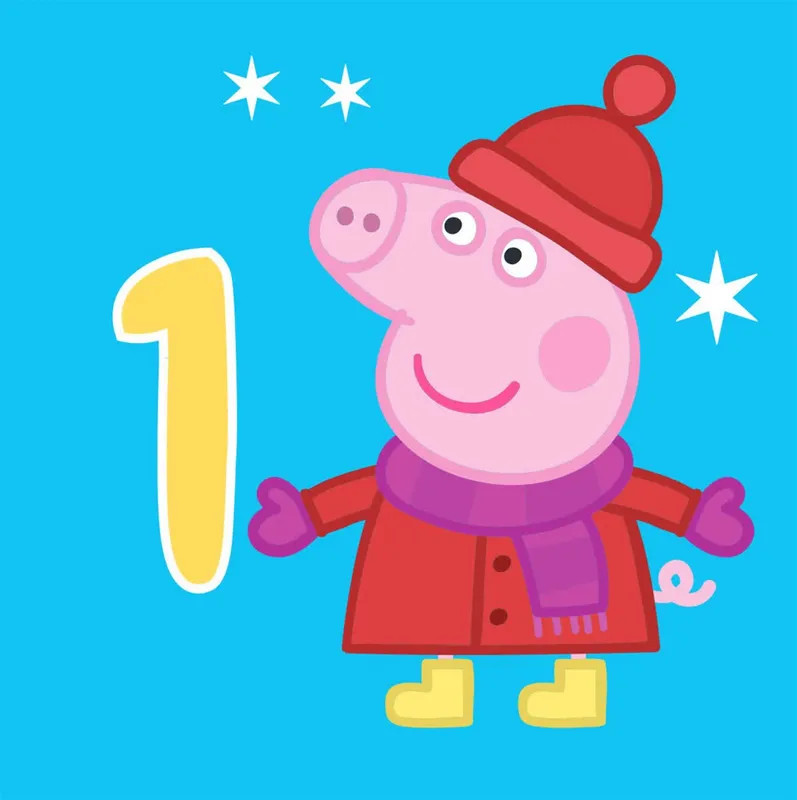 Greta Gris adventskalender bok 1 (Läs & lyssna), E-bok