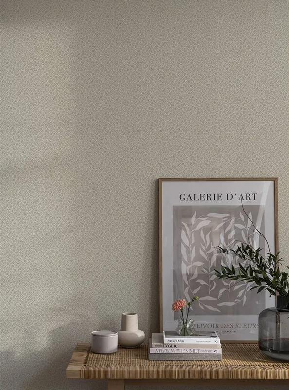Duro Smulan 223-01 Tapet Småmönstrat Vit/beige