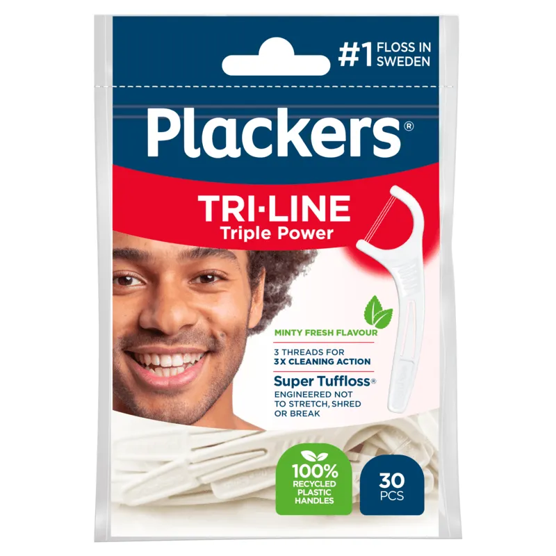 Plackers Tri-line 30-pack