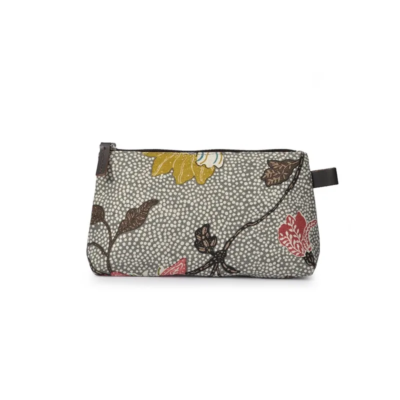 Ceannis Cosmetic Small Flower Linen Grey 21x12x6 cm - 1 pcs