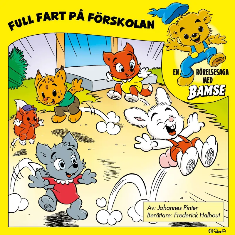 Bamse. Full fart på förskolan, Ljudbok