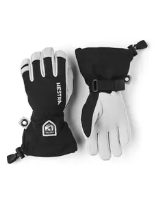 Hestra Juniors' Army Leather Heli Ski Black