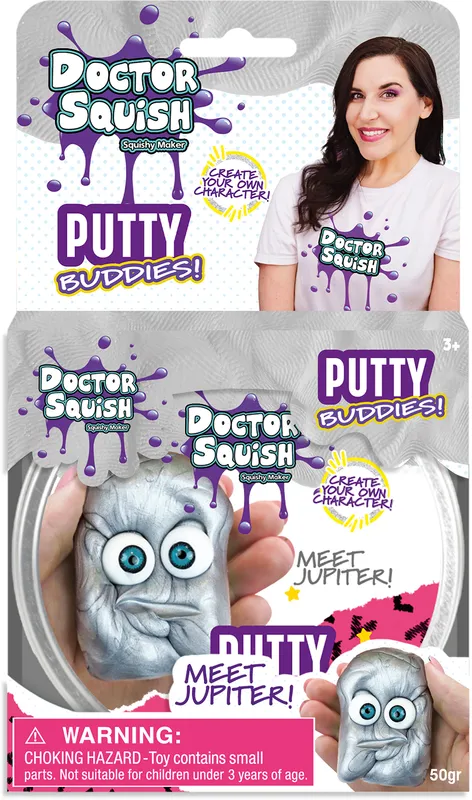 Doctor Squish Putty Buddies Slime Jupiter 50g