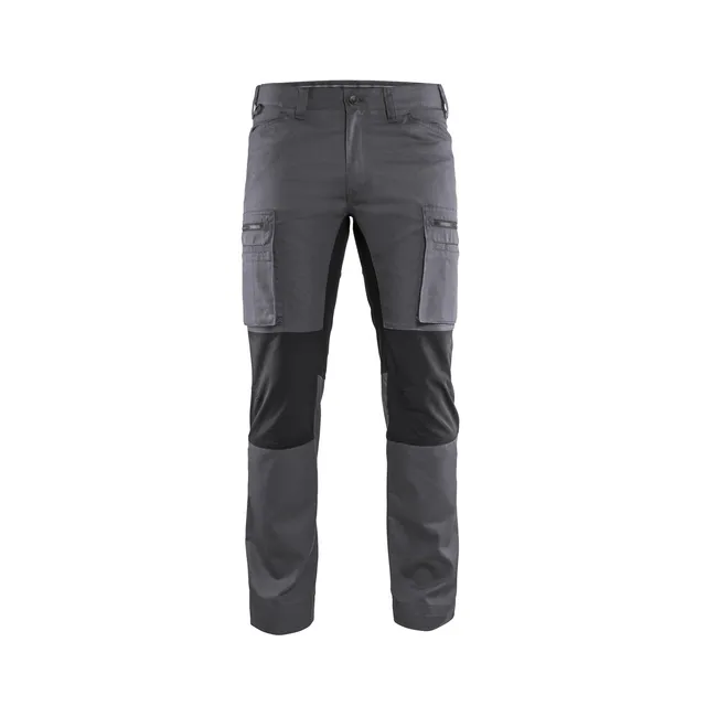 SERVICEBYXA 1459 1845 STRETCH MELLANGRÅ/SVART C46 | Beijerbygg Byggmaterial