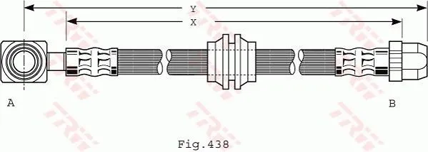 Bromsslang TRW PHD485