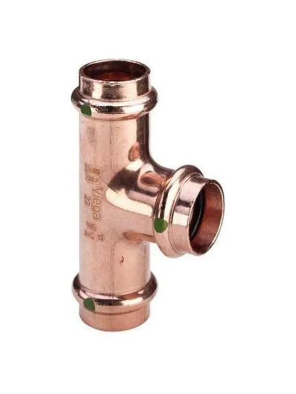 Viega Profipress T-piece 18 x 15 x 18 mm copper