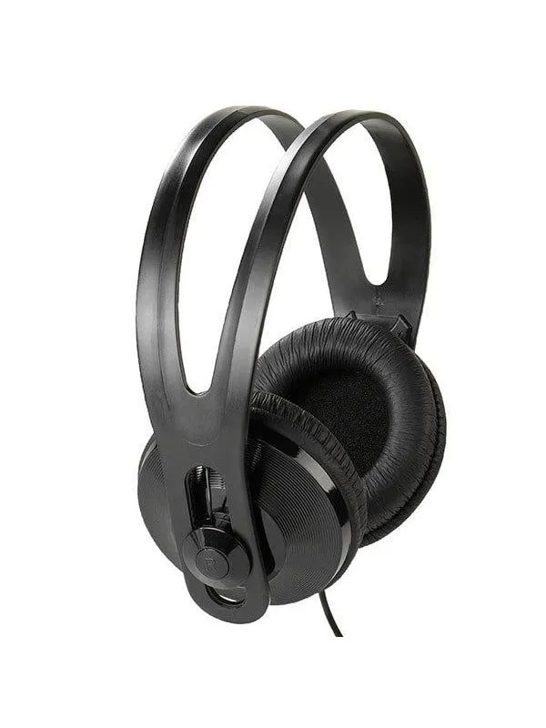 Vivanco Over-Ear TV-headphone 5m cable 3.5/6.3mm - Black