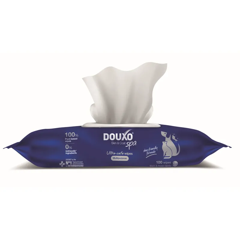 Douxo Skin & Coat Spa DOUXO Skin & Coat Spa Ultra-safe Multipurpose Våtservetter 100 st