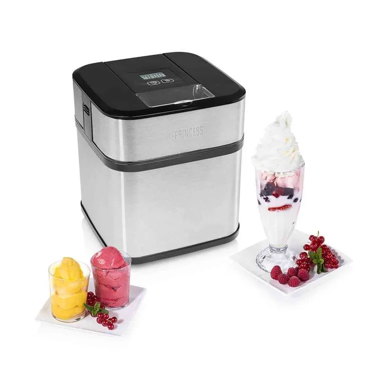 Princess 282605 glassmaskin 1,5 L med kompressor och LCD-display