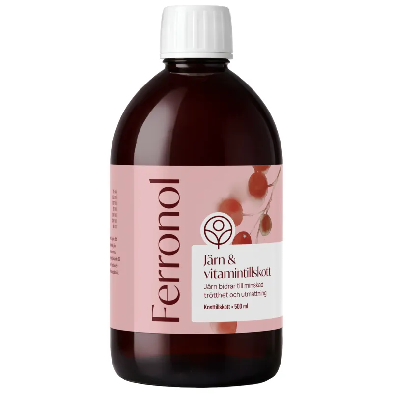 Ferronol 500ml - Flytande Järntillskott