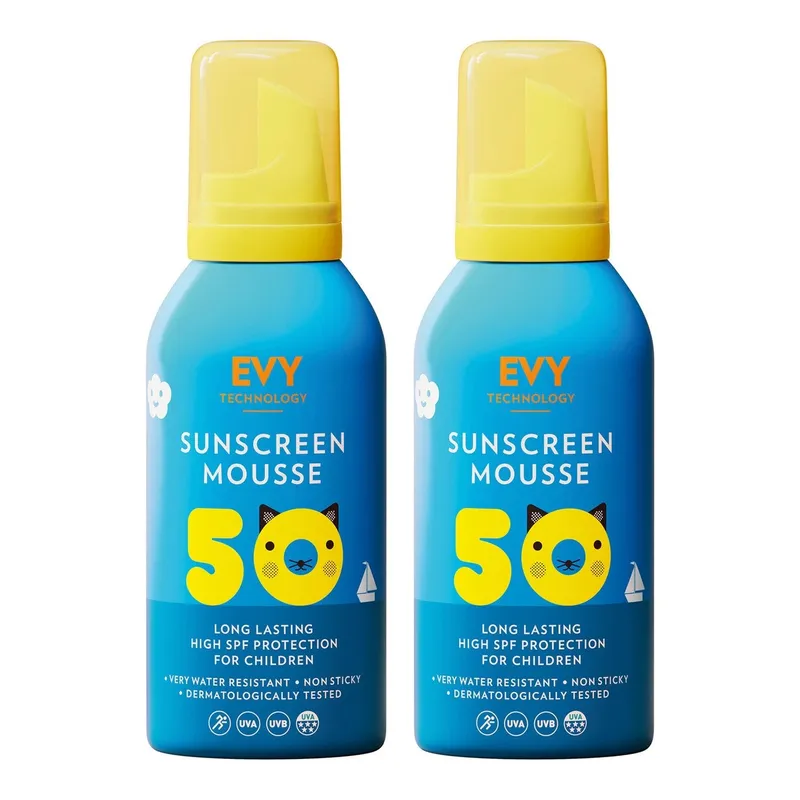 EVY Technology Sunscreen Mousse For Kids SPF50 150 ml