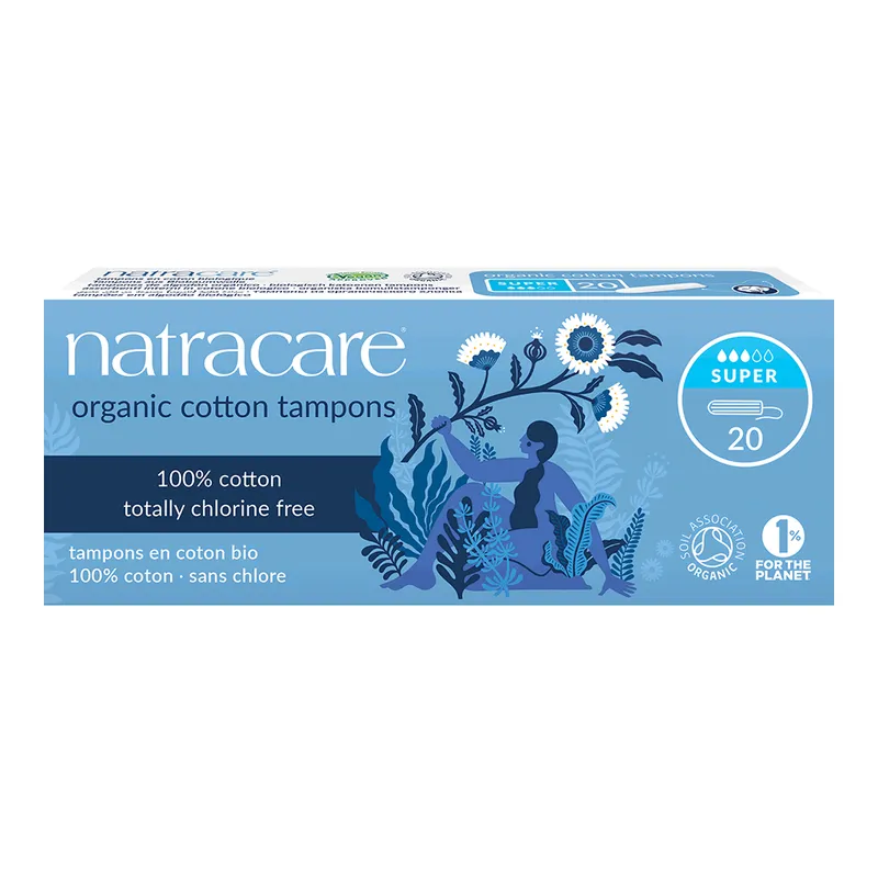 Natracare Organic Cotton Tampons Super 20 pcs
