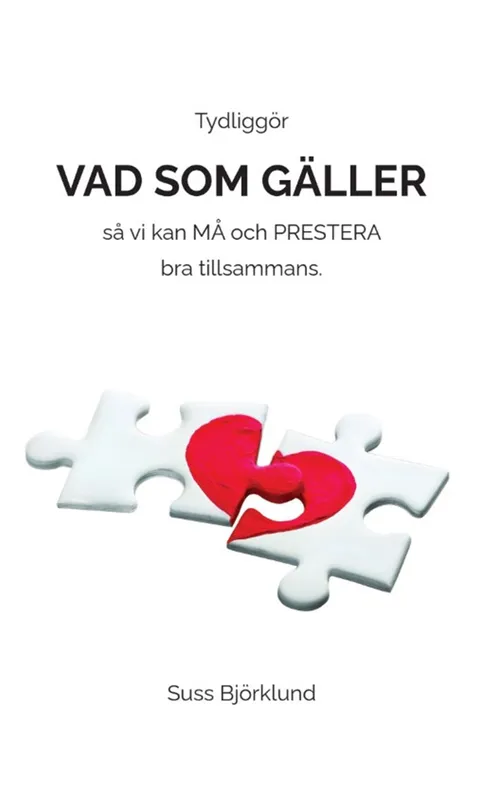 Tydliggör vad som gäller så vi kan må och prestera bra tillsammans, E-bok