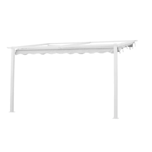 VÄGGPERGOLA VIT 3X4M | Beijerbygg Byggmaterial