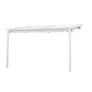VÄGGPERGOLA VIT 3X4M | Beijerbygg Byggmaterial