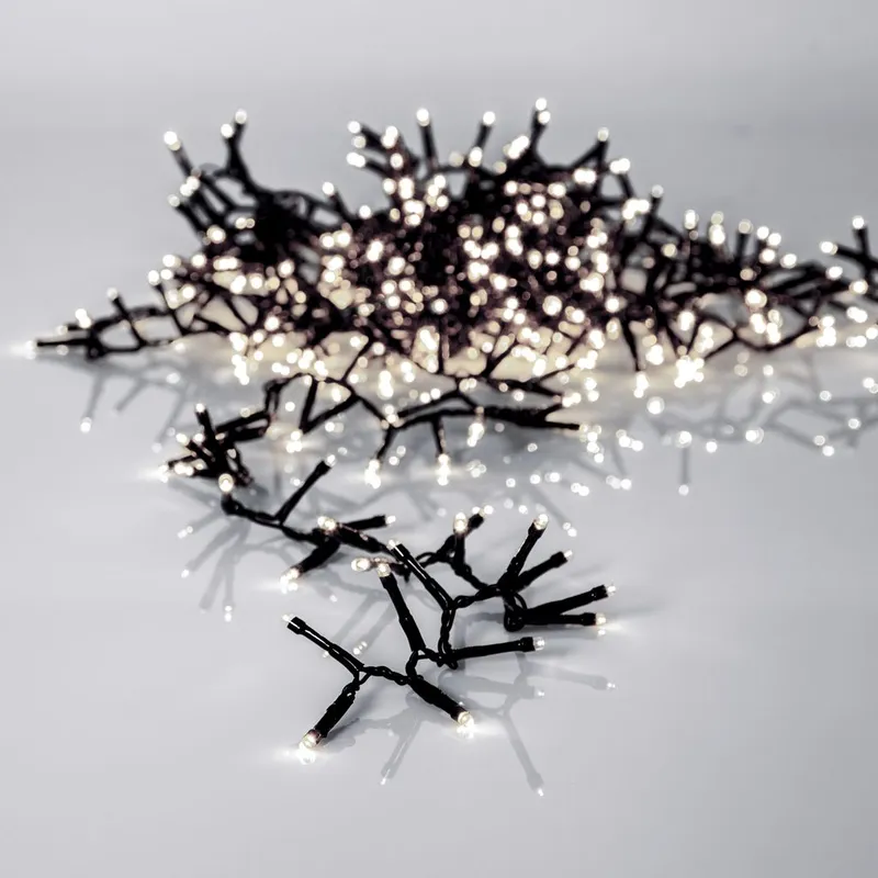 Ljusslinga Crispy Ice White – 800 LED, 16 meter – Utomhus