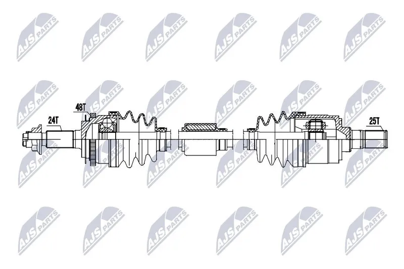 Drivaxel NTY NPW-KA-402