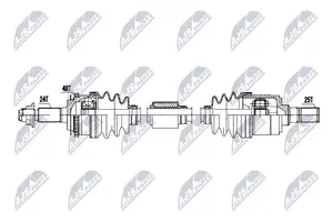Drivaxel NTY NPW-KA-402