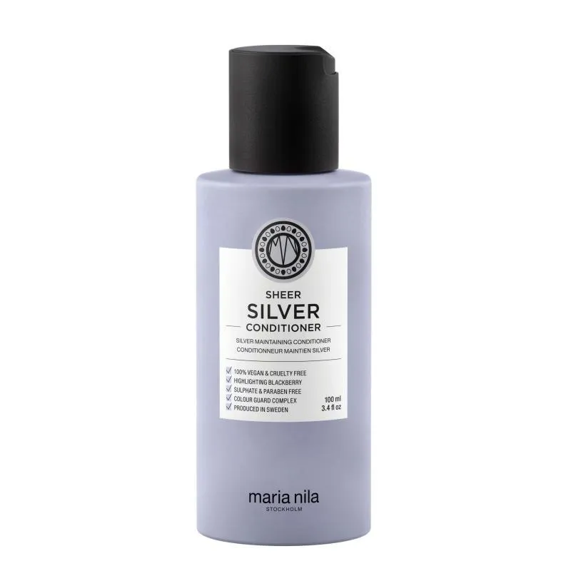 Maria Nila Sheer Silver Set Shampoo 100ml, Conditioner 100ml - 200 ml